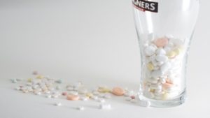 Pint Glass Filled With Medication