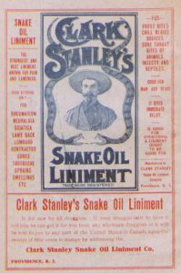 Clark Stanley's Snake Oil